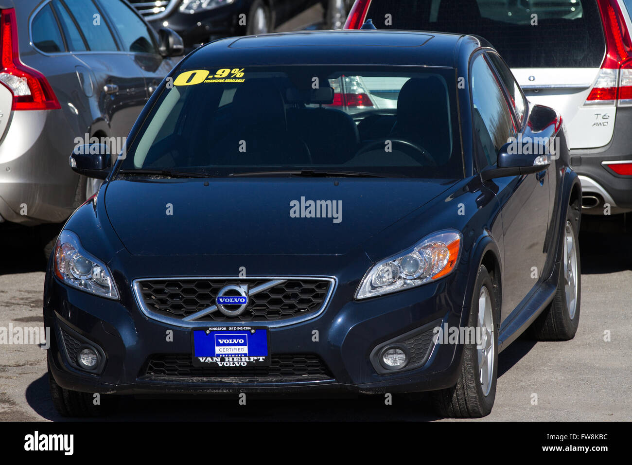 Der Volvo Autohaus in Kingston, Ontario, am 22. Februar 2016. Stockfoto