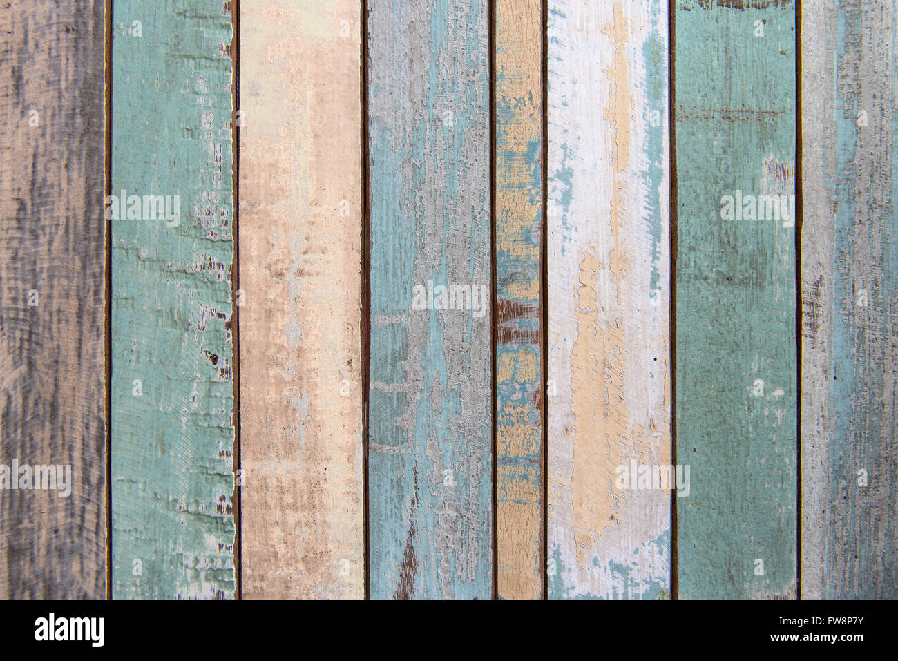 Wand- und alten Holzbrett Farbtextur für Hintergrund Stockfoto