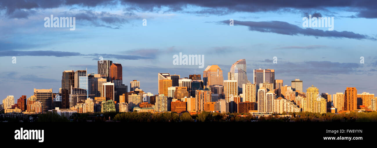 Panoramablick von Calgary Stockfoto