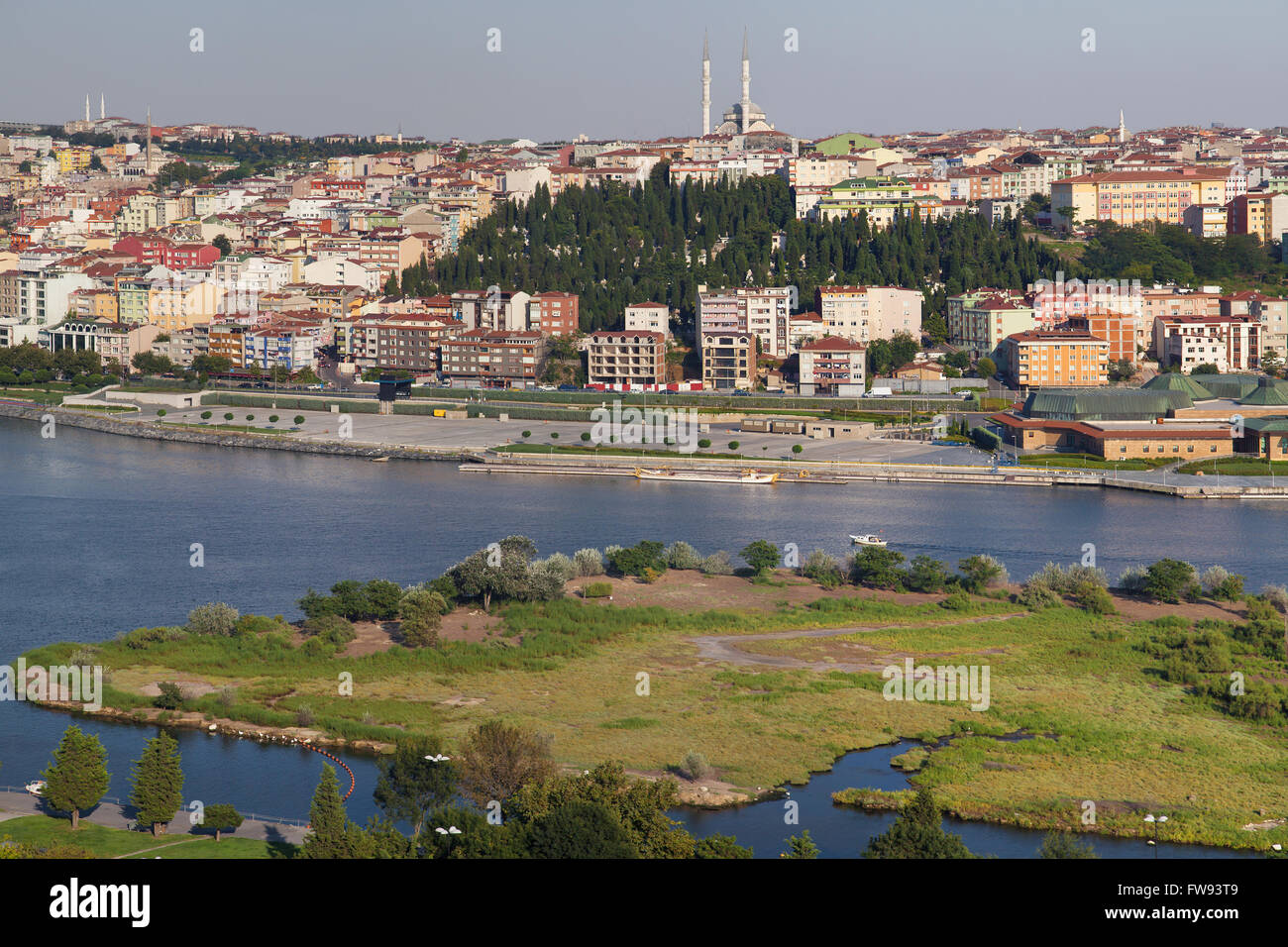 Bezirk von Sutluce von Eyüp, Istanbul, Türkei. Stockfoto