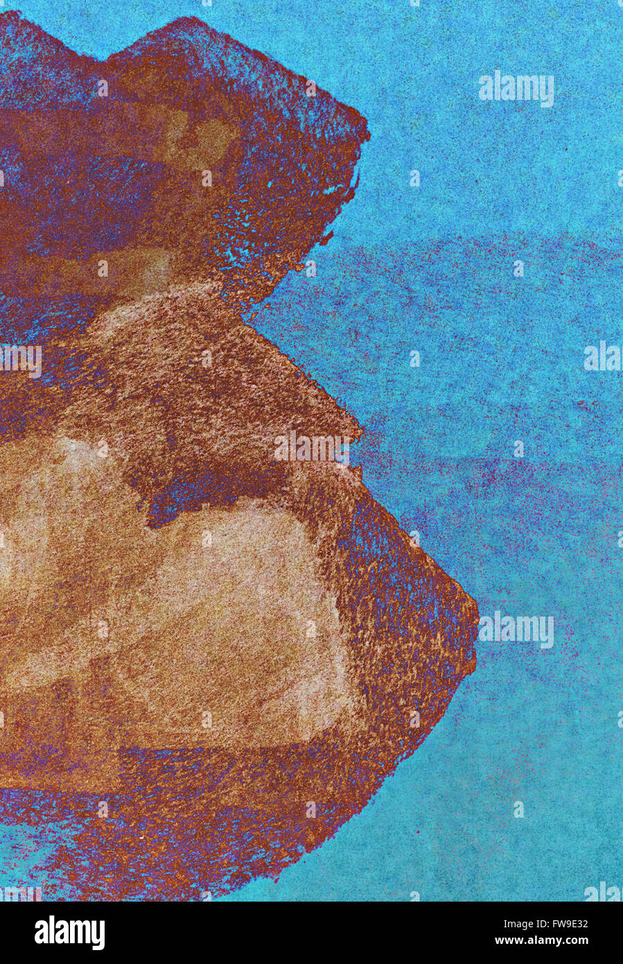 Moderne abstrakte Grafik-Design Digitalkunst Kreativkonzept Stockfoto