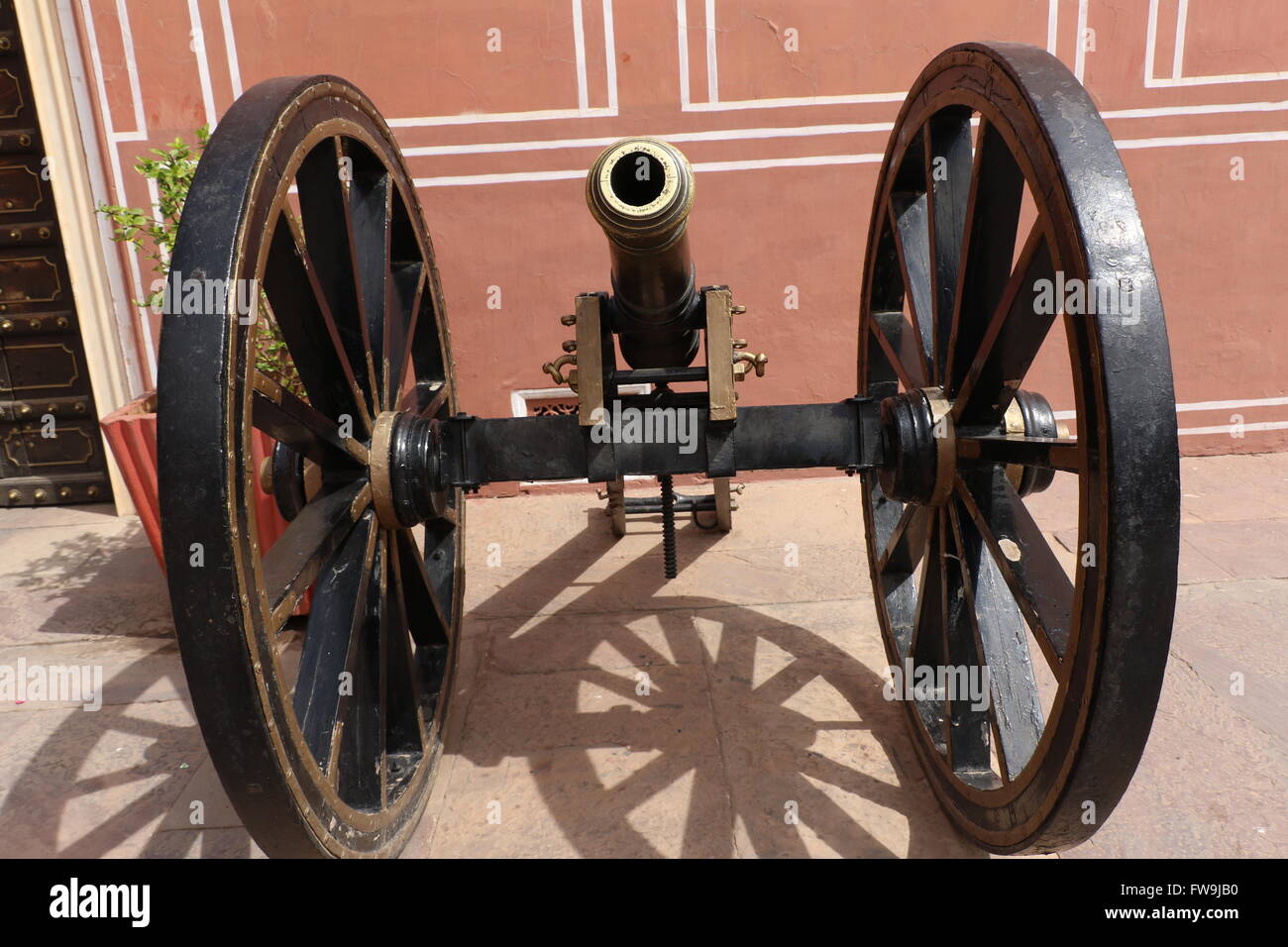 Antiken Artillerie-Kanone Stockfoto