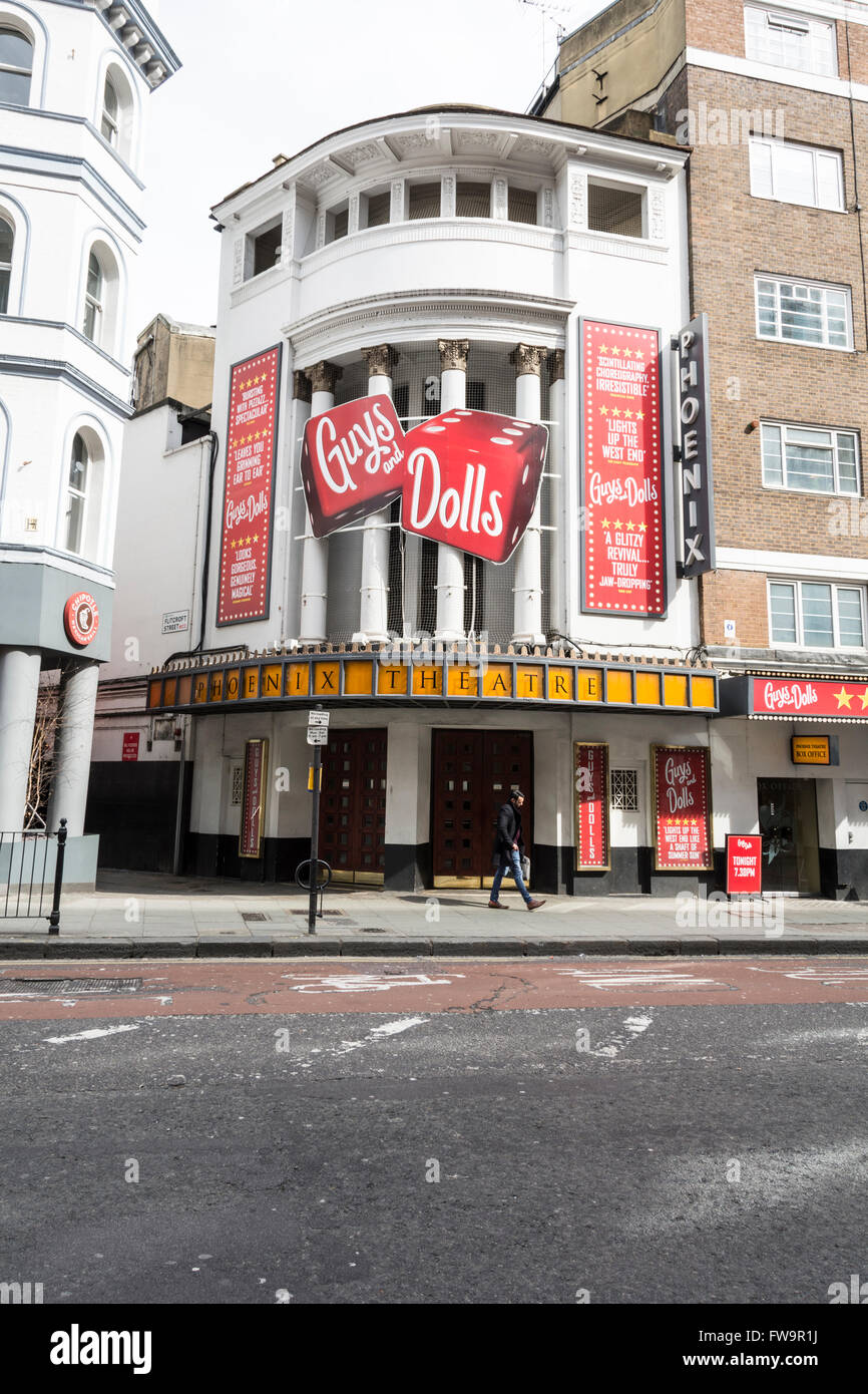 Guys and Dolls im Phoenix Theatre in Londons West End, Großbritannien Stockfoto