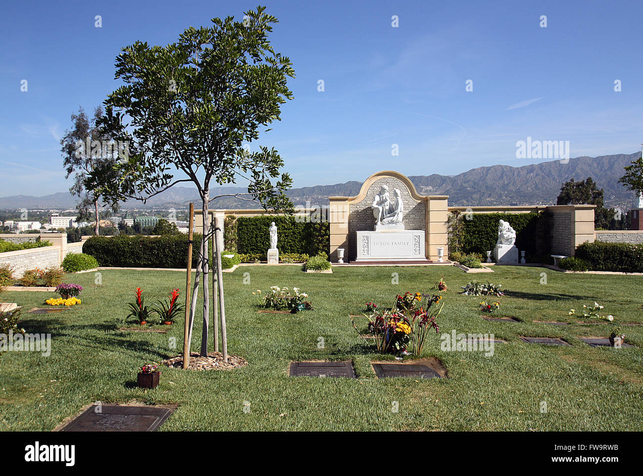 Forest Lawn Los Angeles Stockfotos Forest Lawn Los Angeles
