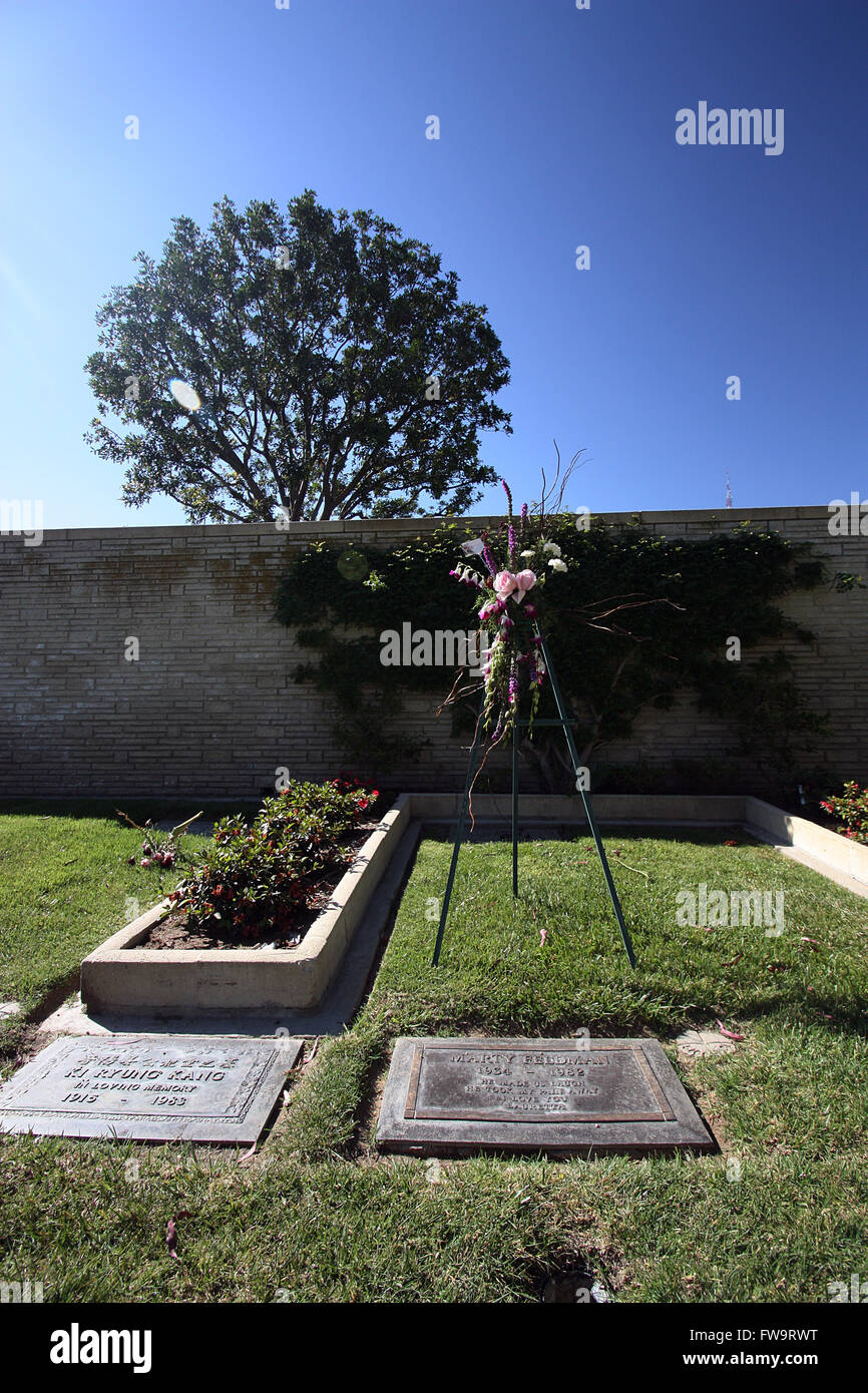 Forest Lawn Memorial Park In The Hollywood Hills Stockfotos