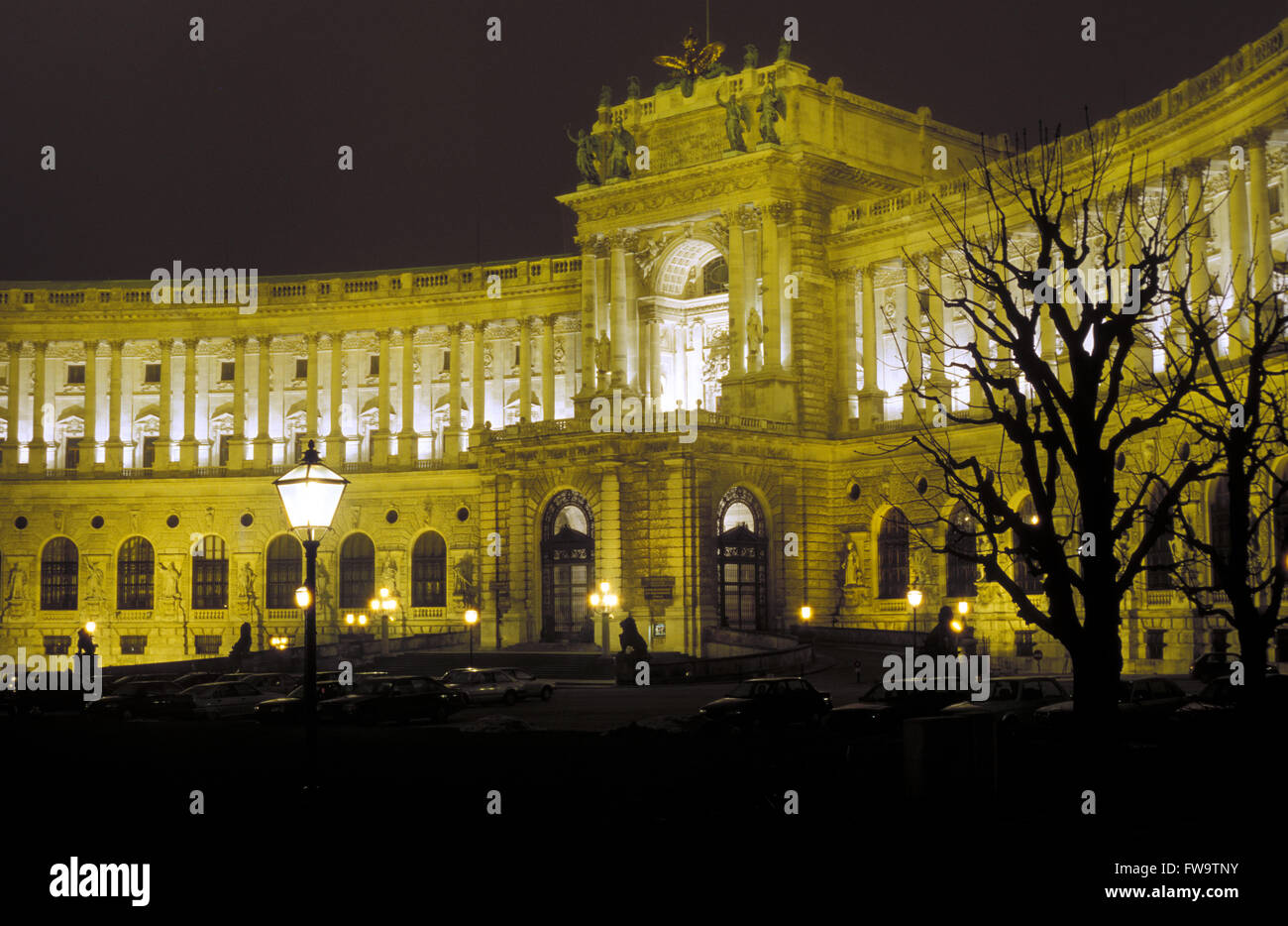 AUT, Österreich, Wien, die Neue Hofburg.  Sterben Sie AUT, Oesterreich, Wien, Neue Hofburg, Heldenplatz. Stockfoto