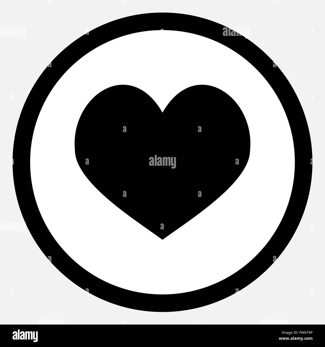HerzSymbol schwarz. Liebe und menschliche Herz, HerzSymbol und Herz