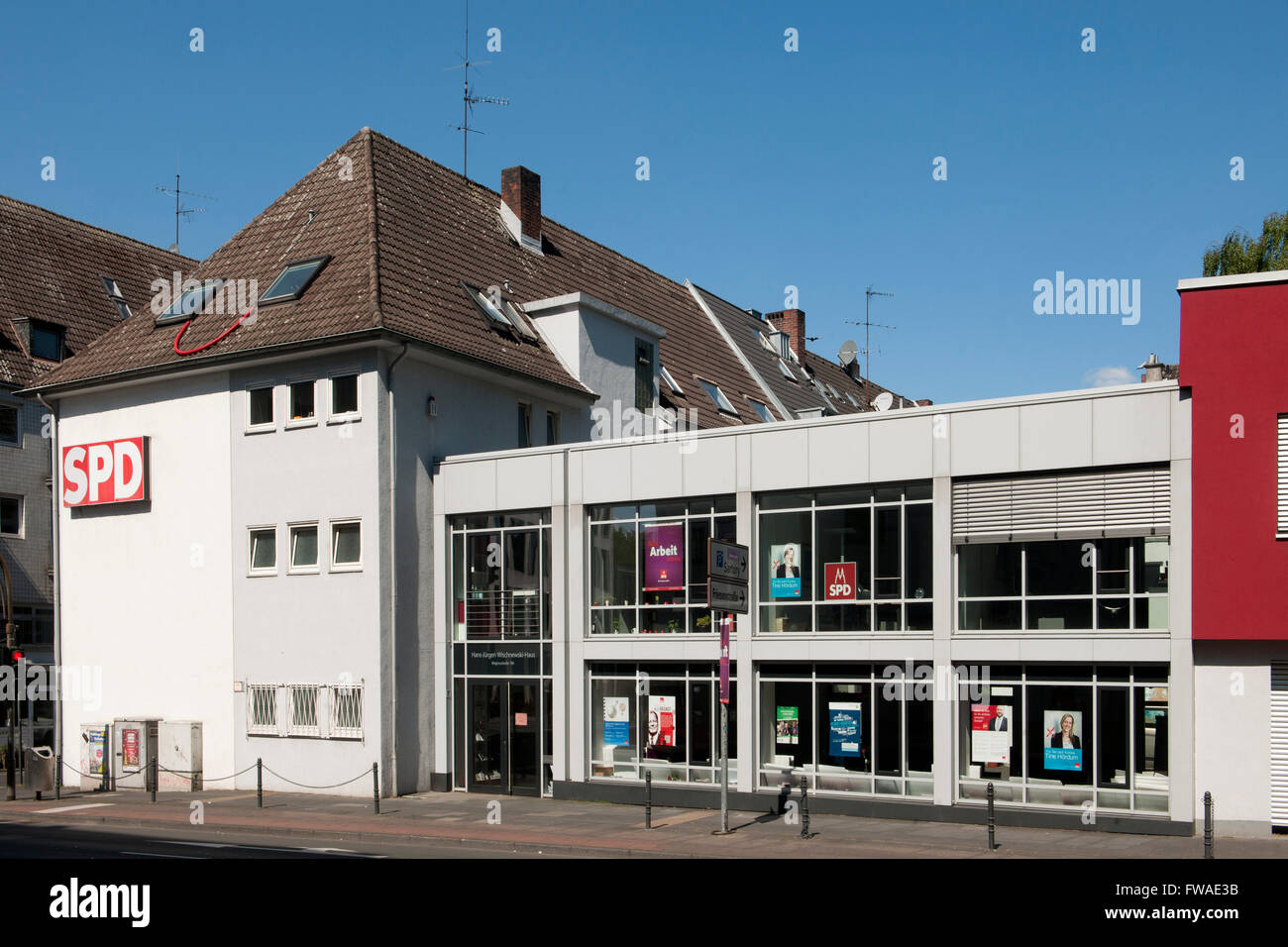 Köln, Altstadt-Nord, Magnusstrasse, Hans-Jürgen Wischnevski-Haus Stockfoto