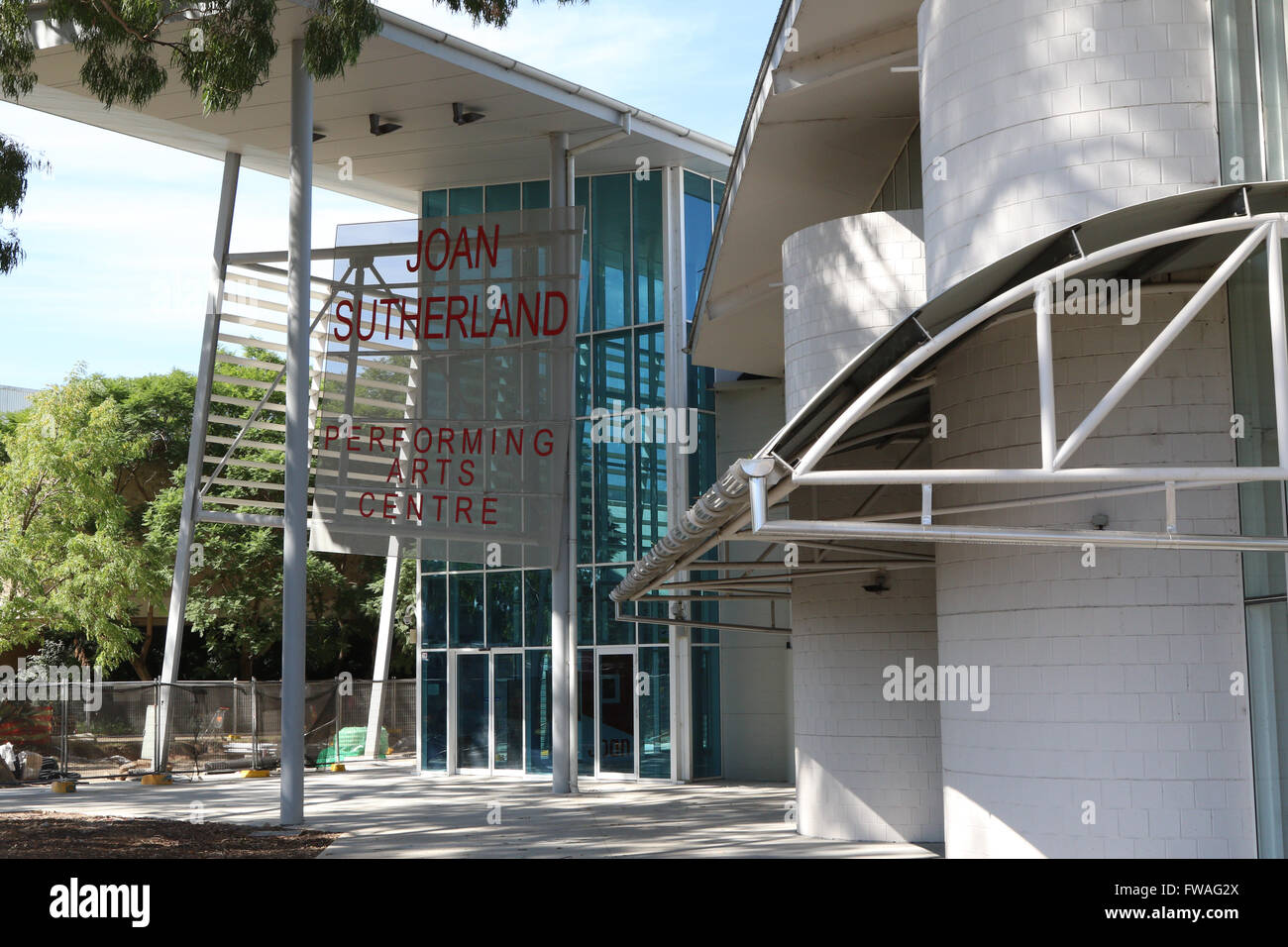 Joan Sutherland Performing Arts Centre in Penrith, West-Sydney, Australien. Stockfoto