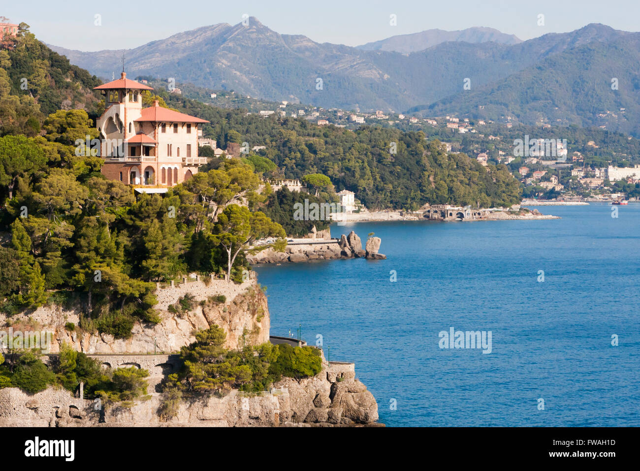 Italienische Riviera Stockfoto