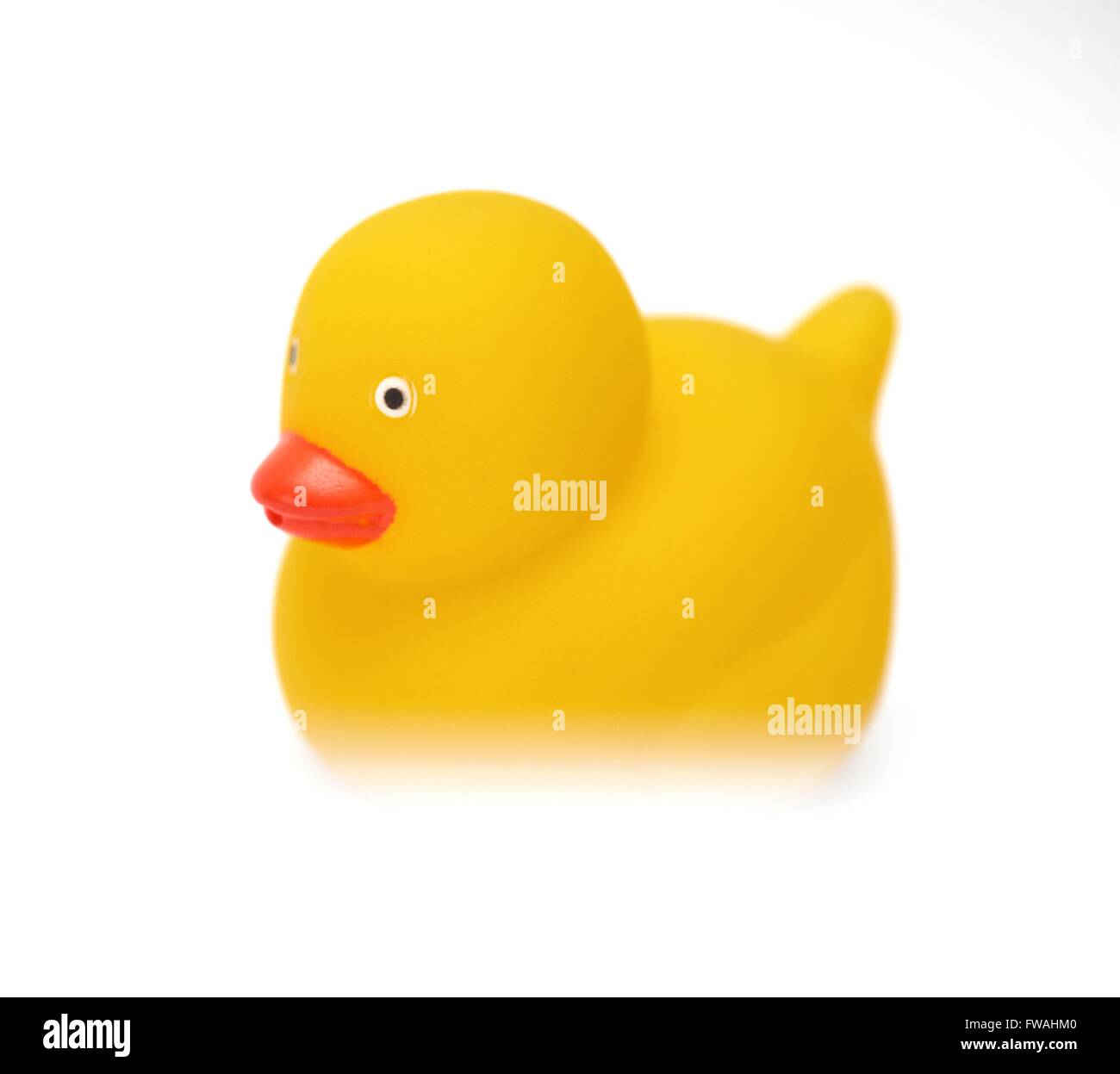 Ein Bad Zeit gelbe Spielzeug Ente Stockfoto