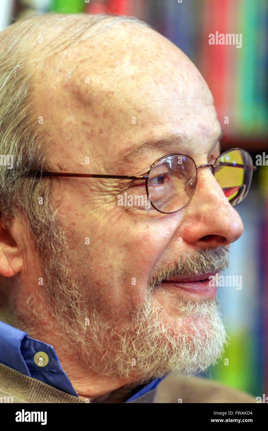 Edgar Lawrence "E. L." Doctorow, besuchen ein US-amerikanischer Schriftsteller, Herausgeber und Professor während seines nach Prag im Jahr 2007 Stockfoto