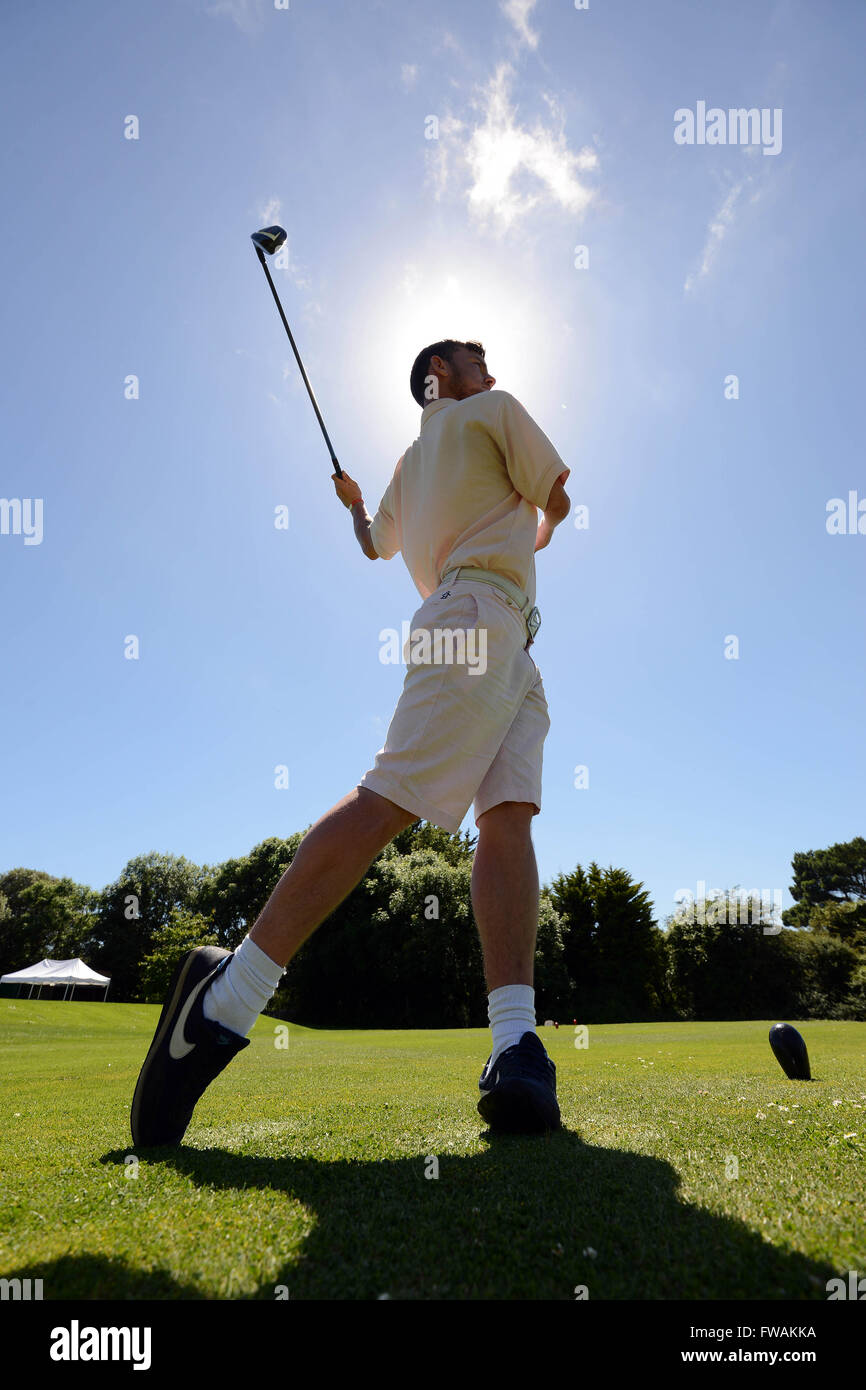 Bewaffneten Golfer SOAG Stockfoto
