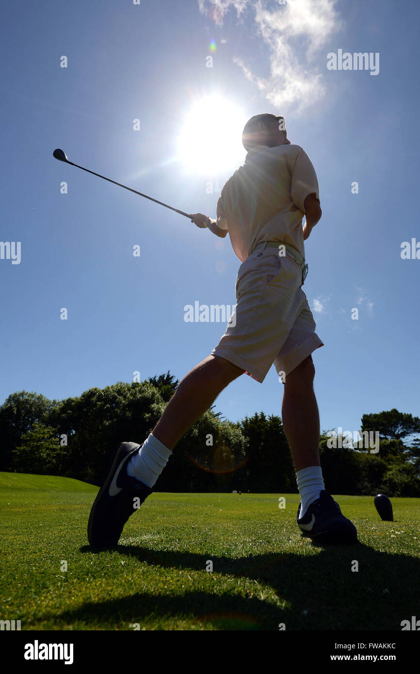 Bewaffneten Golfer SOAG Stockfoto