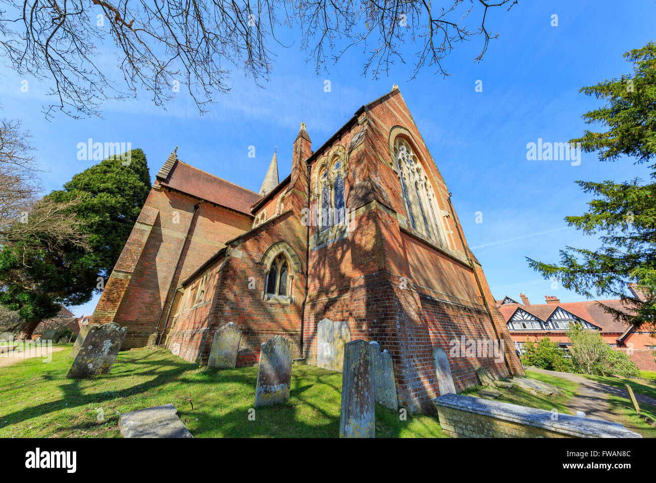 Lyndhurst, APR 2: Reisen in der Kirche St. Michael und alle Engel in Lyndhurst auf 2. April 2016 Stockfoto