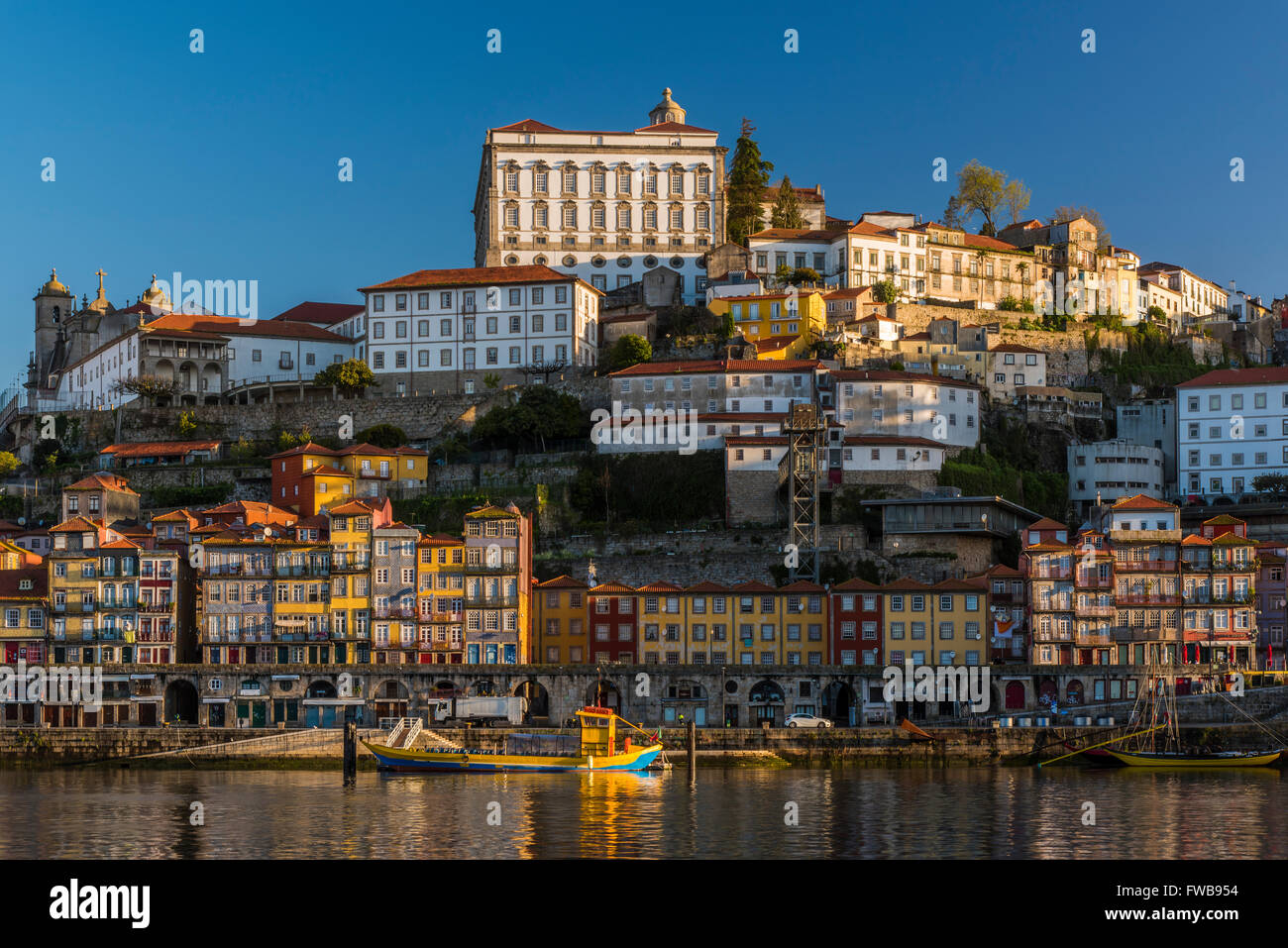 Skyline von Ribeira Bezirk, Porto, Portugal Stockfoto