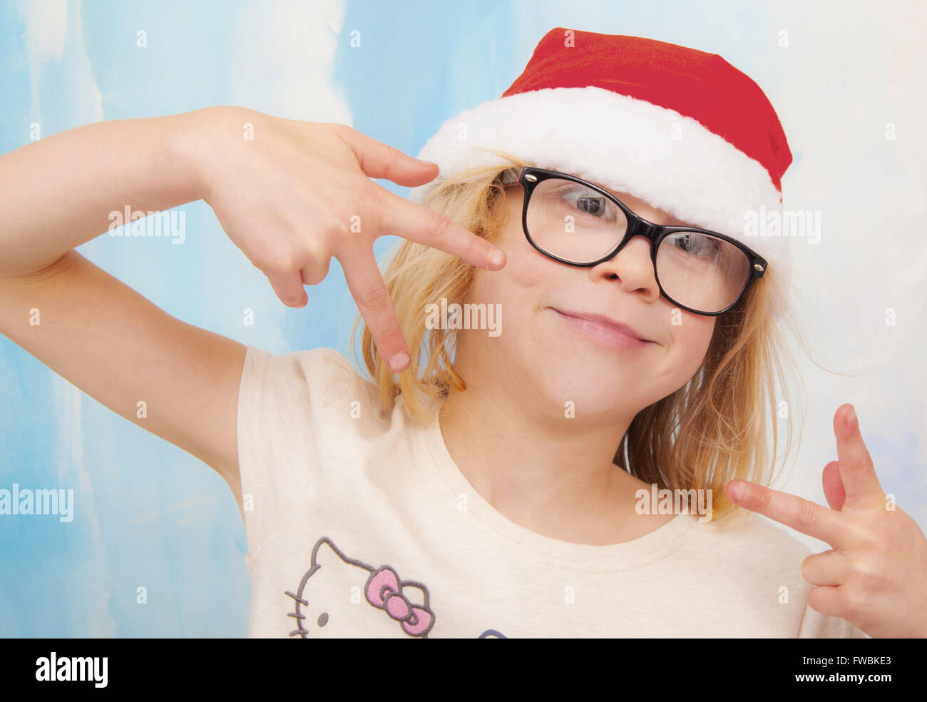 Mütze Mädchen Stockfoto