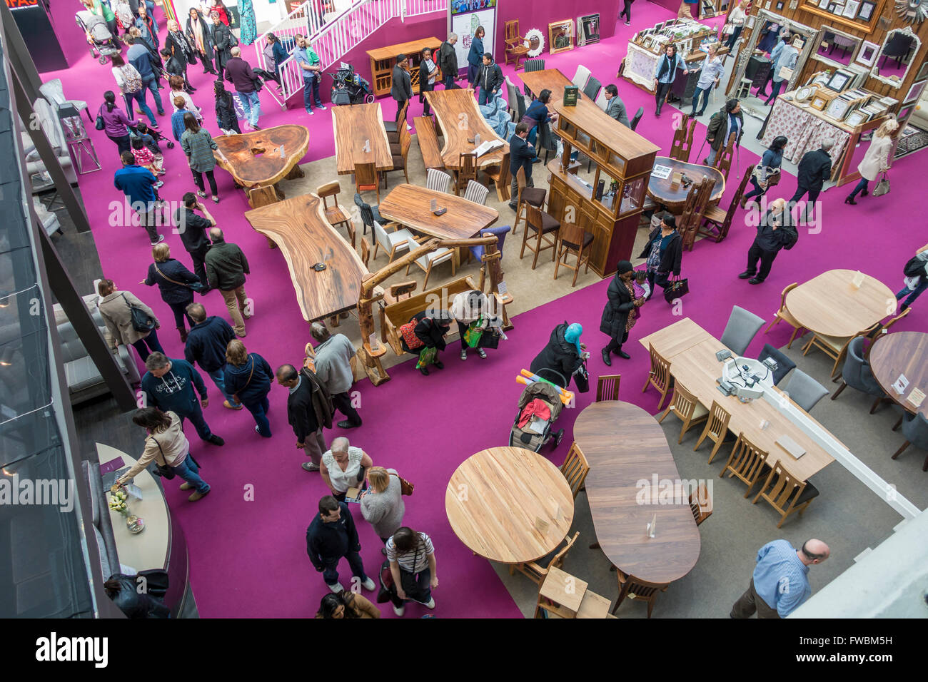 Ideales Zuhause Ausstellung Olympia London England Stockfoto