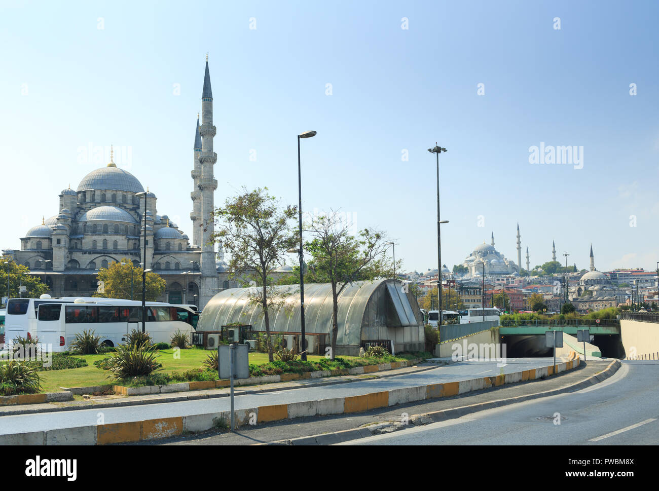 Schöne Süleymaniye Camii ist eine der touristischen Attraktionen in Istanbul, Türkei Stockfoto