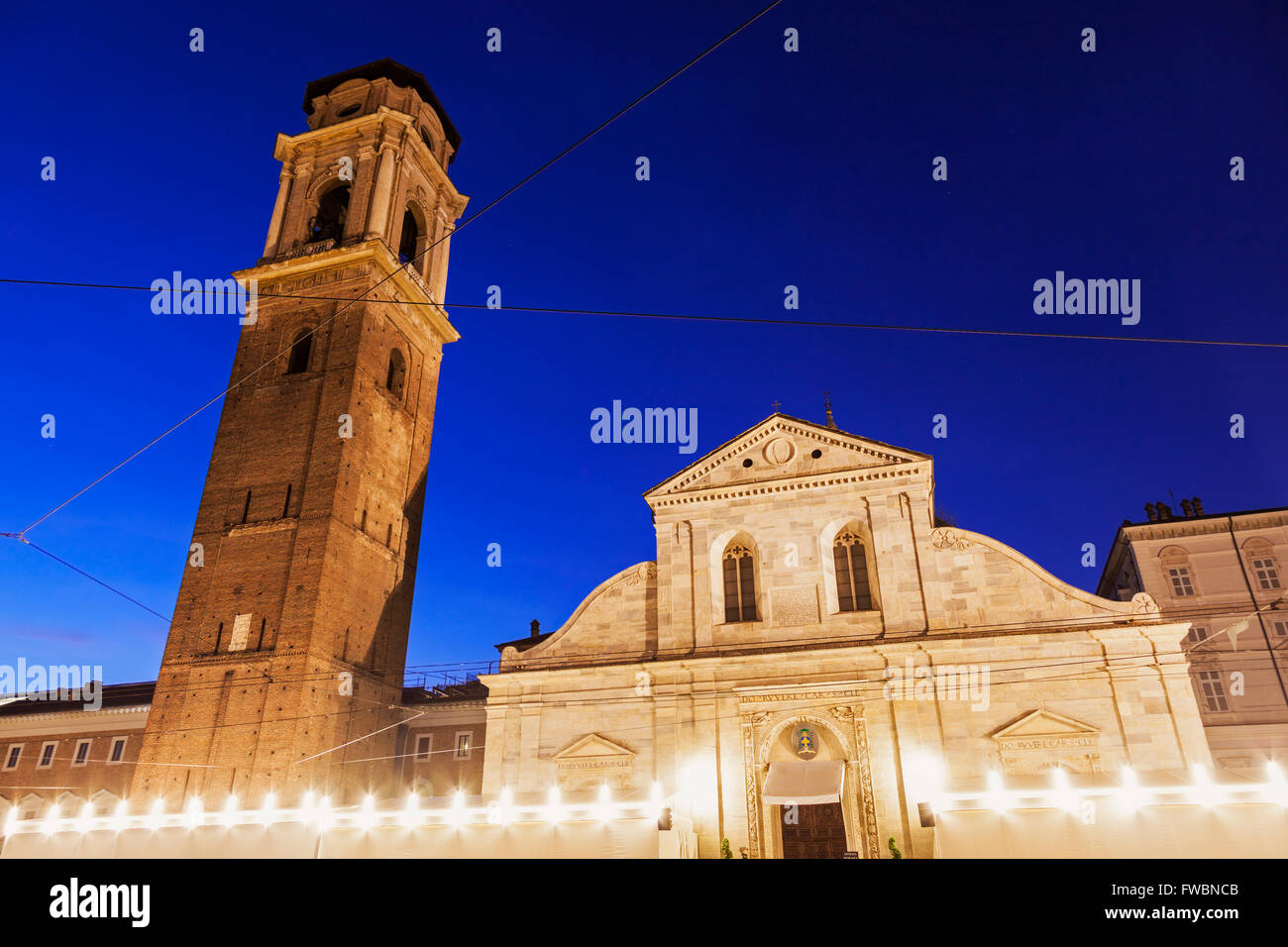 Kirche San Giovanni Battista - Turin Kathedrale Stockfoto