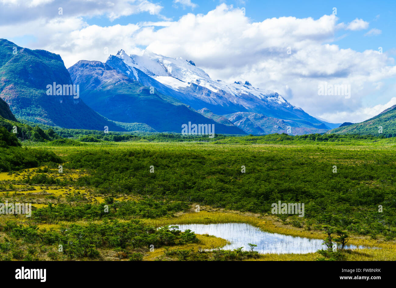 Hoher Berg im argentinischen Patagonien in Argentinien Stockfoto