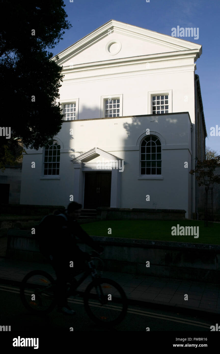 Holywell Musikraum in der Universitätsstadt Oxford Uk. Holywell Music Room ist der ältesten Konzertsaal in Europa, erbaut im Jahre 1742; Georg Friedrich Händel ist unter den vielen berühmten Komponisten und Musiker hier erschienen sind. Konzerte finden hier noch regelmäßig, vor allem während der Semester Universität statt. Stockfoto