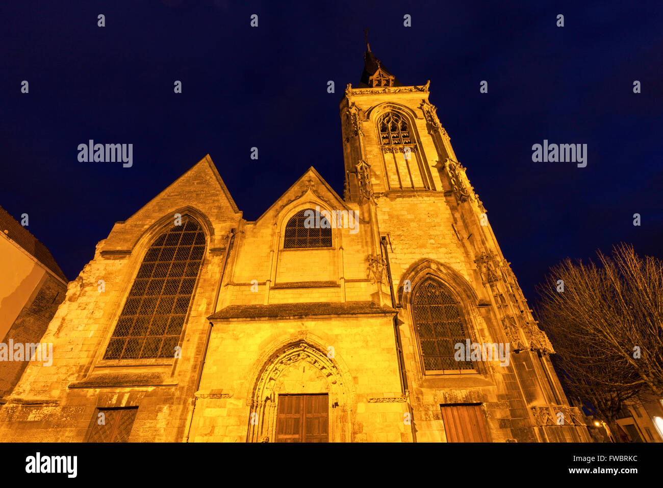 Saint-Leu-Kirche in Amiens Stockfoto