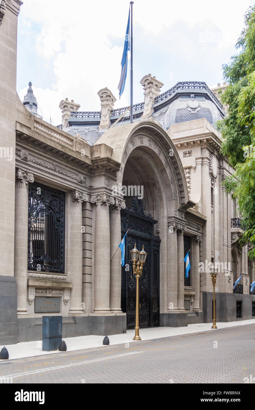 PALACIO SAN MARTIN, BUENOS ARIES, ARGENTINA - CA. DEZEMBER 2015. Ministerium für auswärtige Angelegenheiten im Palacio San Martin Stockfoto