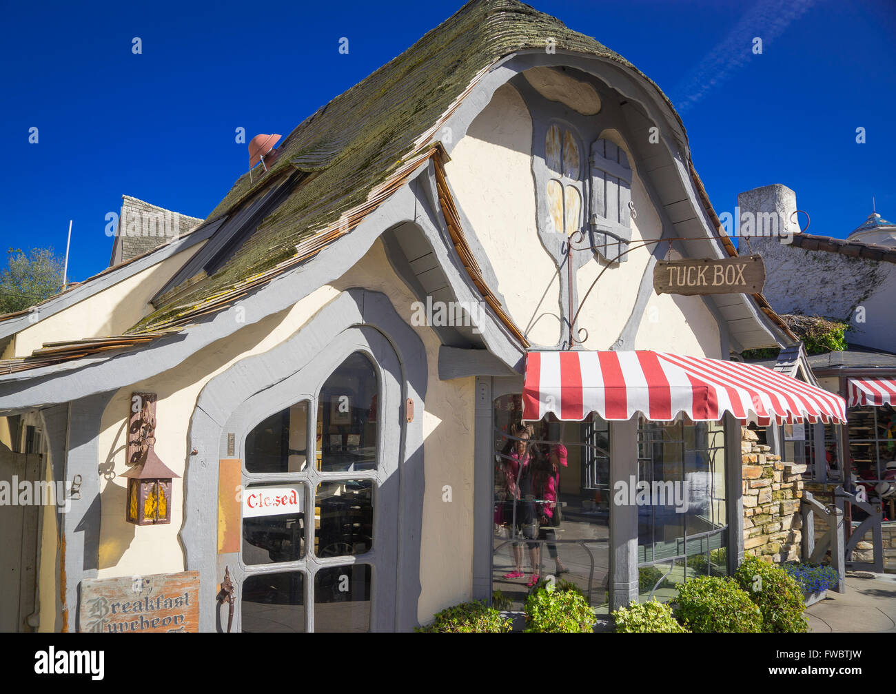 Atemberaubende Dorf Carmel in Kalifornien Stockfoto