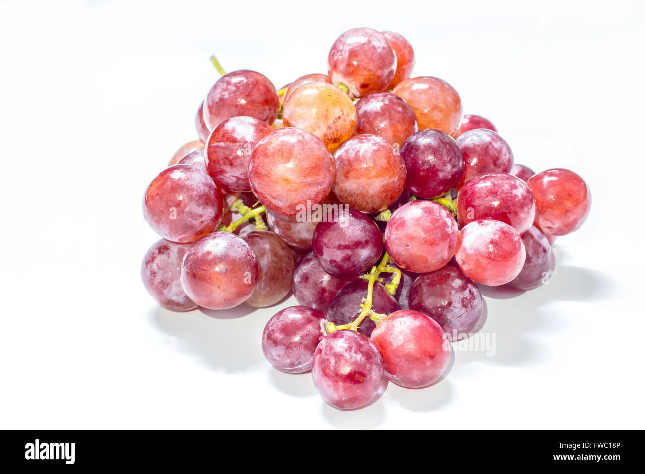 Frische rote Weintraube Stockfoto