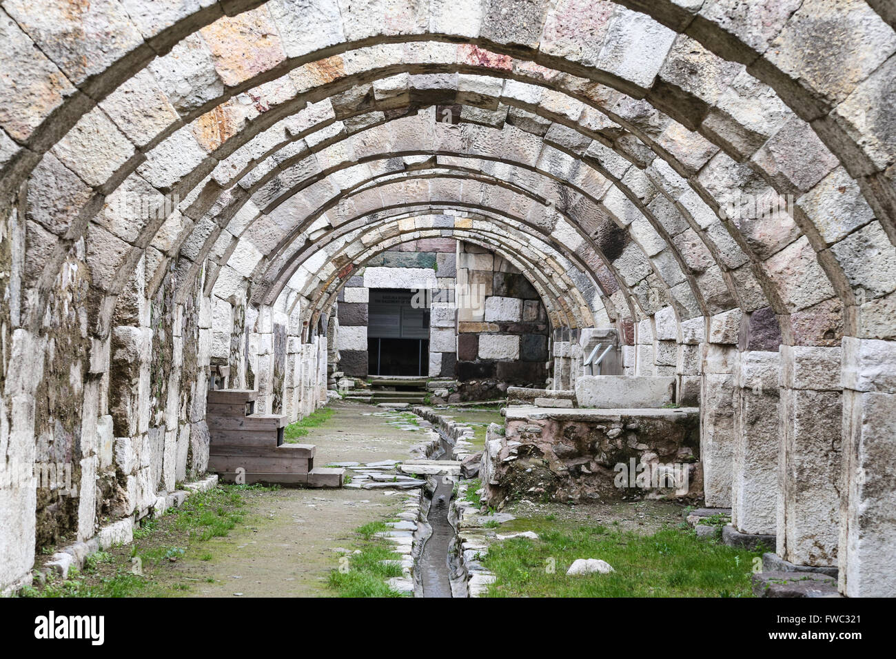 Agora von Smyrna in der Stadt Izmir, Türkei Stockfoto