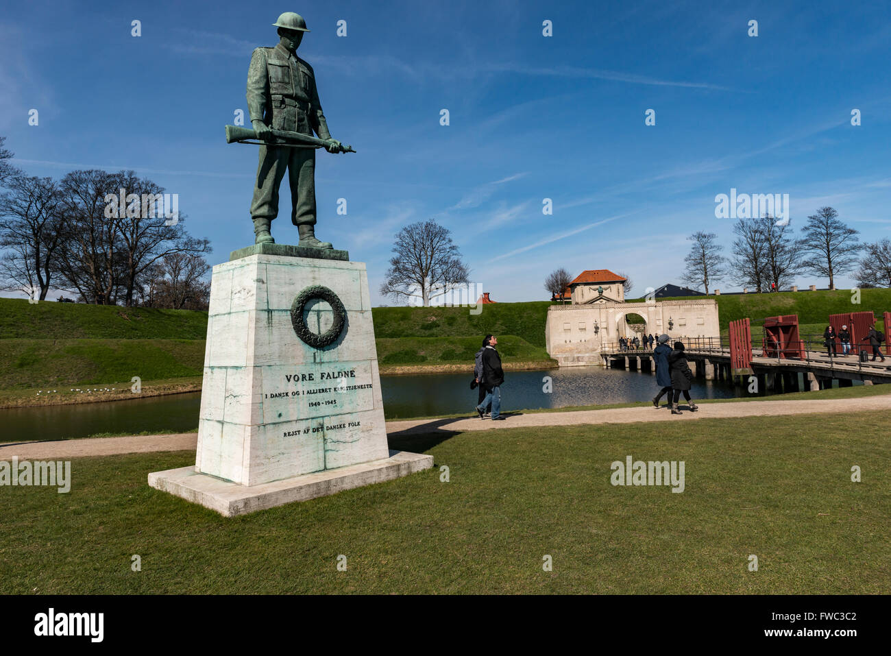 Denkmal für die gefallenen Soldaten Stockfoto