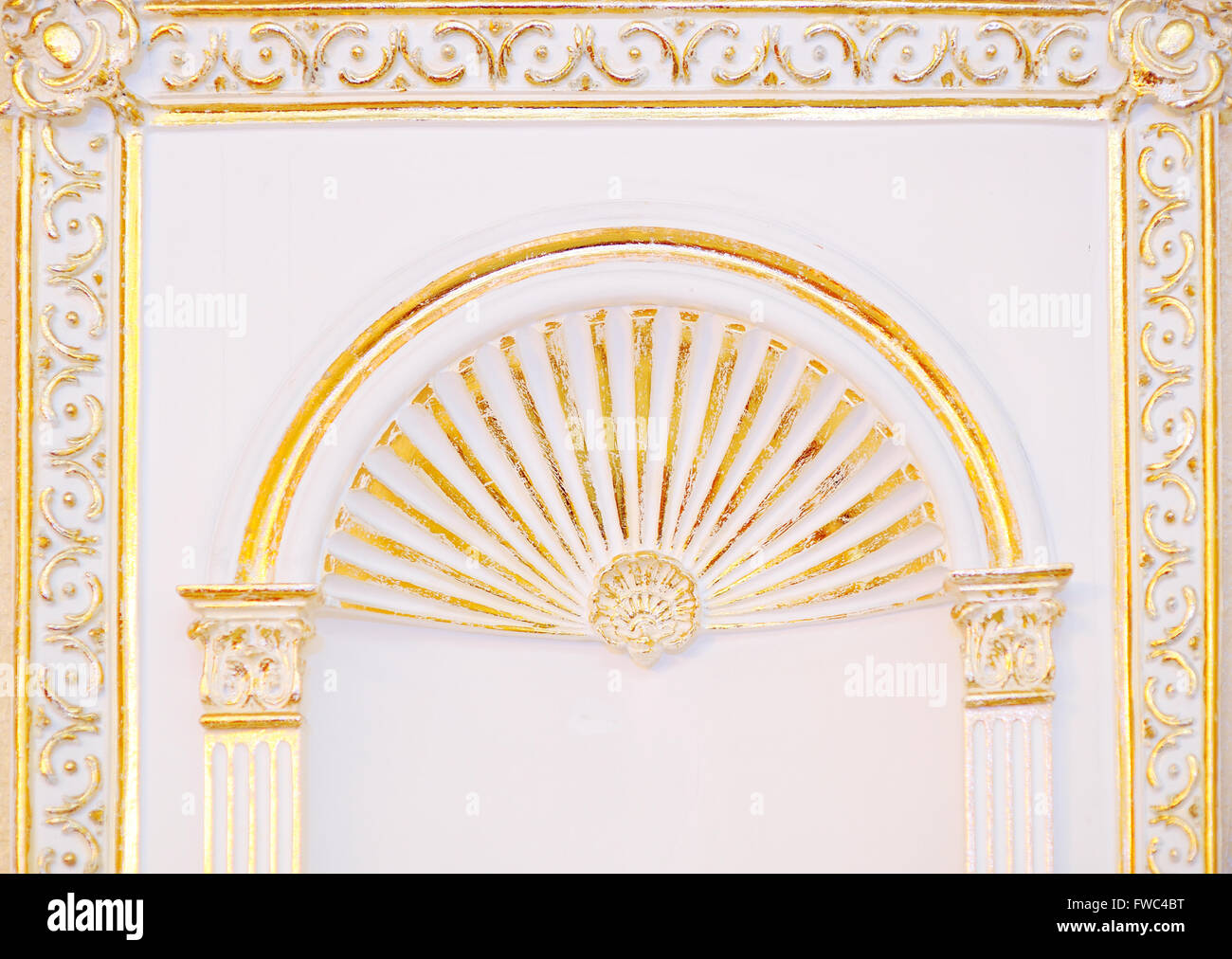 Hoch detaillierte Bogen Architekturkonzept islamische Kunst Stockfoto