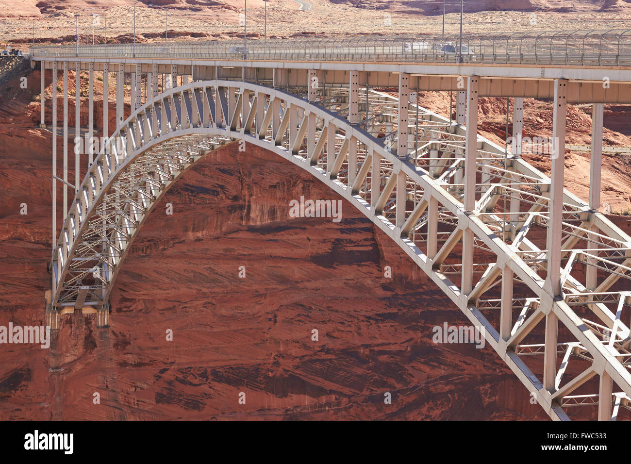 Glen Canyon Bridge, Page, Arizona, USA Stockfoto