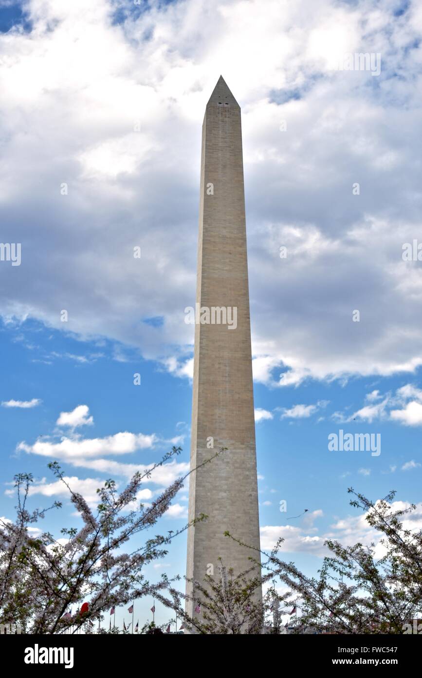 Washington-Denkmal in DC Stockfoto