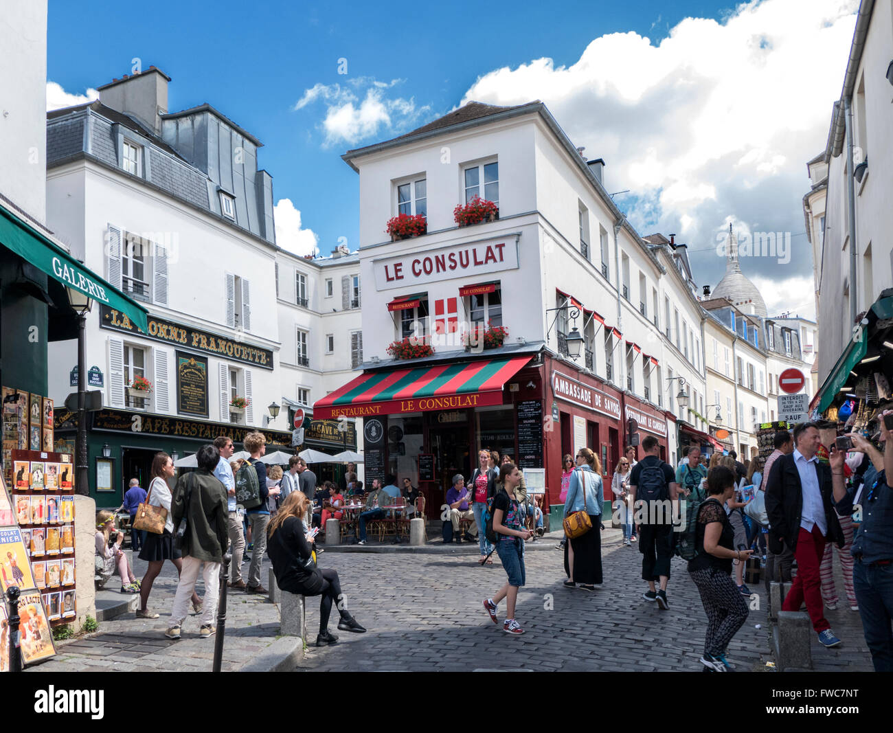 Montmartre, Paris, Frankreich. Stockfoto