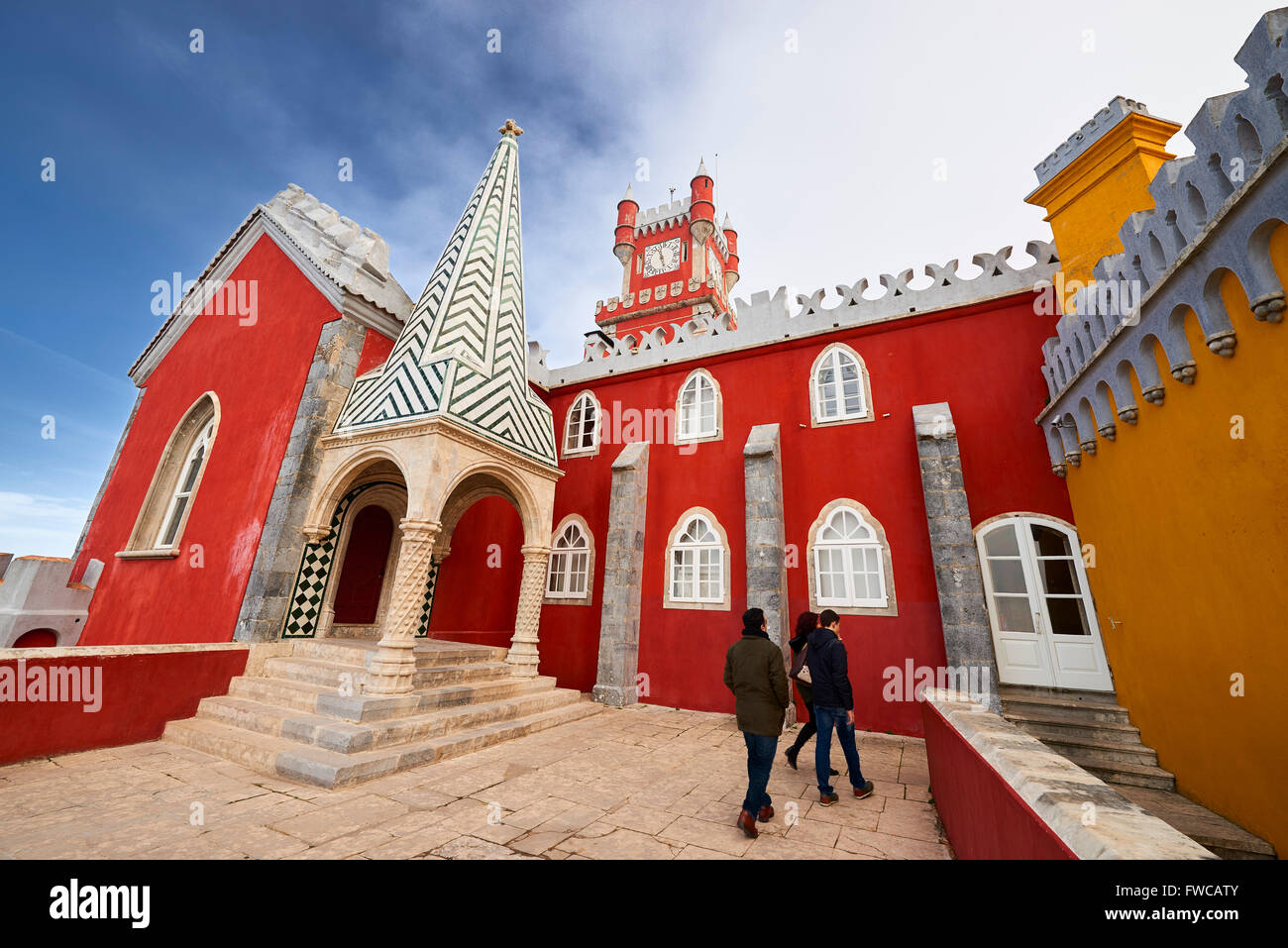 Palast von Lapena, Sintra, Portugal, Europa Stockfoto