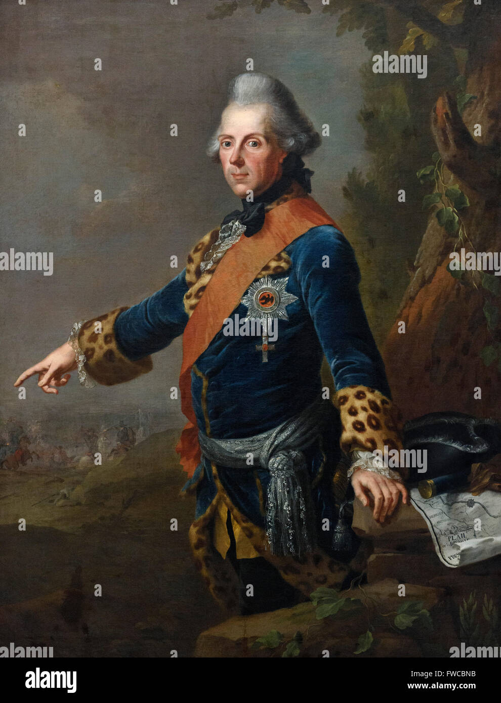 Johann Heinrich Tischbein der ältere (1722-1789), Prinz Heinrich von Preußen (1726-1802), 1769. Stockfoto