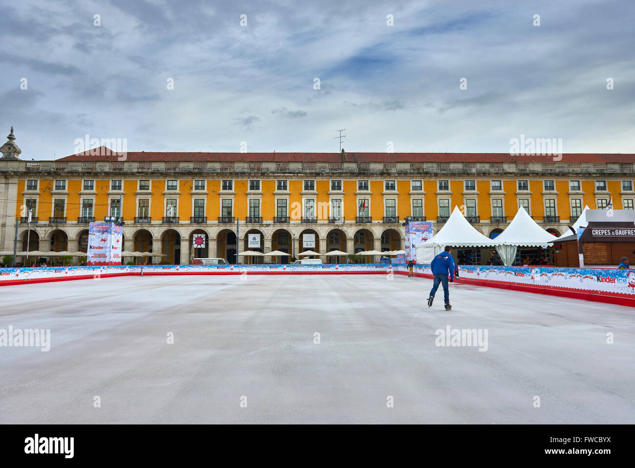 Ice skating Rink, Lissabon, Portugal, Europa Stockfoto