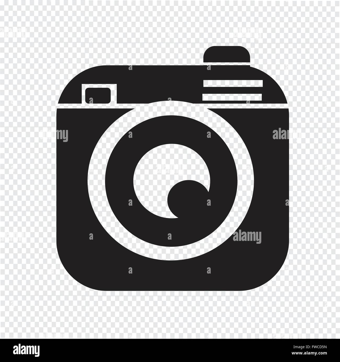 Hipster-Kamera-Foto-Symbol Stock Vektor