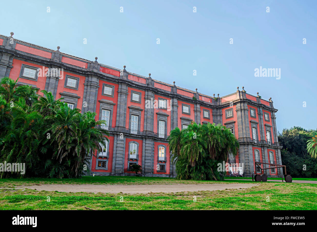 Capodimonte Museum im Palais Bourbon von Capodimonte Stockfotografie