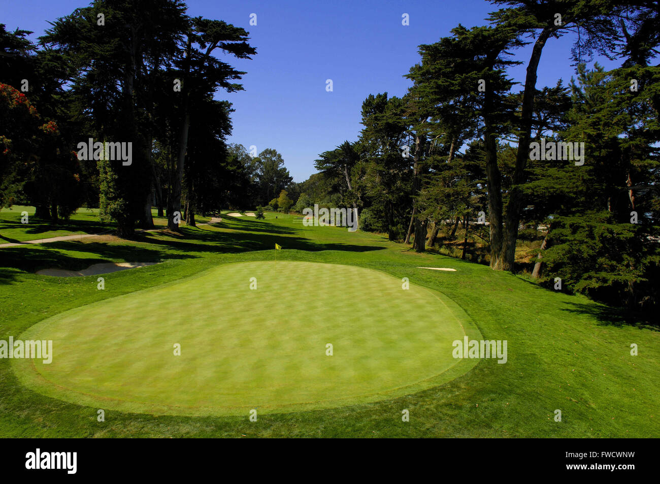 San Francisco, Kalifornien, USA. 19. August 2007. Loch Nr. 13 auf der Lake Course an Olympische Verein am 5. August 2007 in San Francisco. ZUMA Press/Scott A. Miller © Scott A. Miller/ZUMA Draht/Alamy Live-Nachrichten Stockfoto