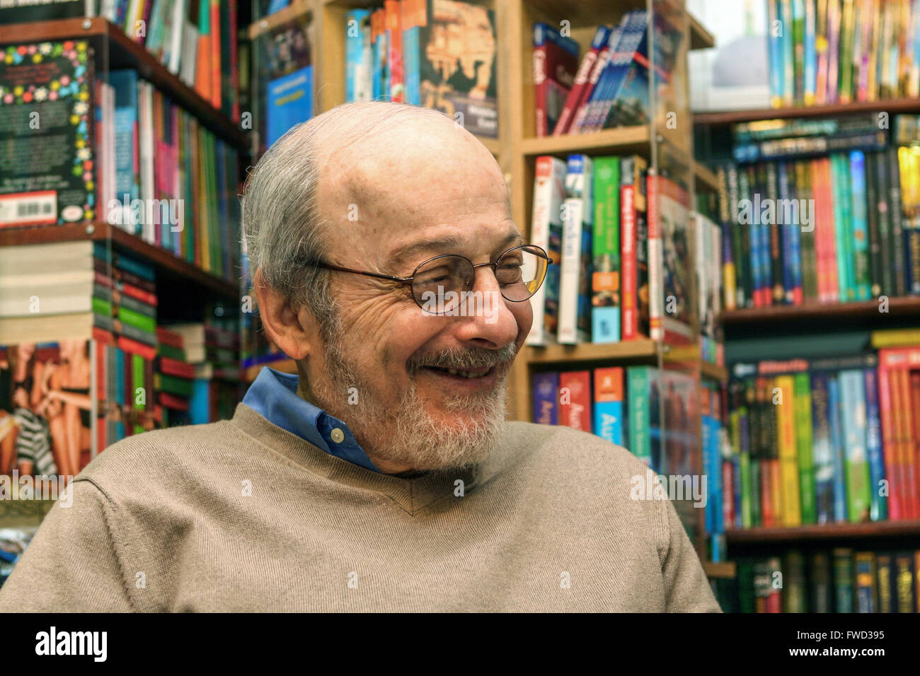 Edgar Lawrence "E. L." Doctorow, besuchen ein US-amerikanischer Schriftsteller, Herausgeber und Professor während seines nach Prag im Jahr 2007 Stockfoto