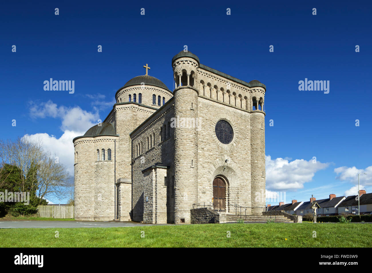 St Peters römisch-katholische Kirche Ludlow Shropshire West Midlands England UK Stockfoto