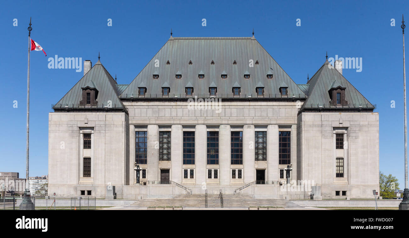 Supreme Court of Canada Building Stockfoto