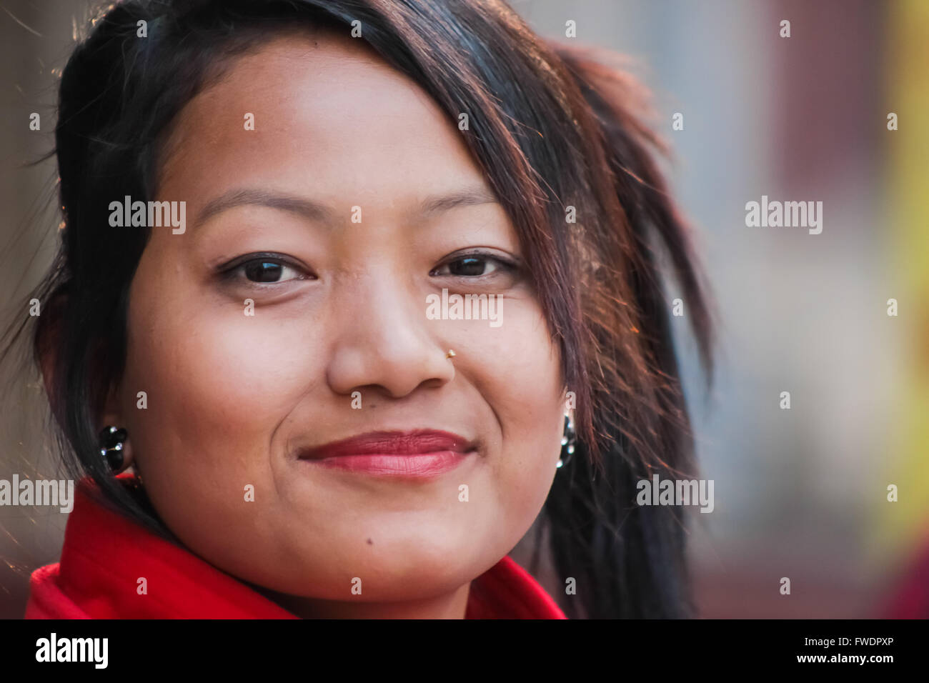 Indische Gesicht Stockfoto
