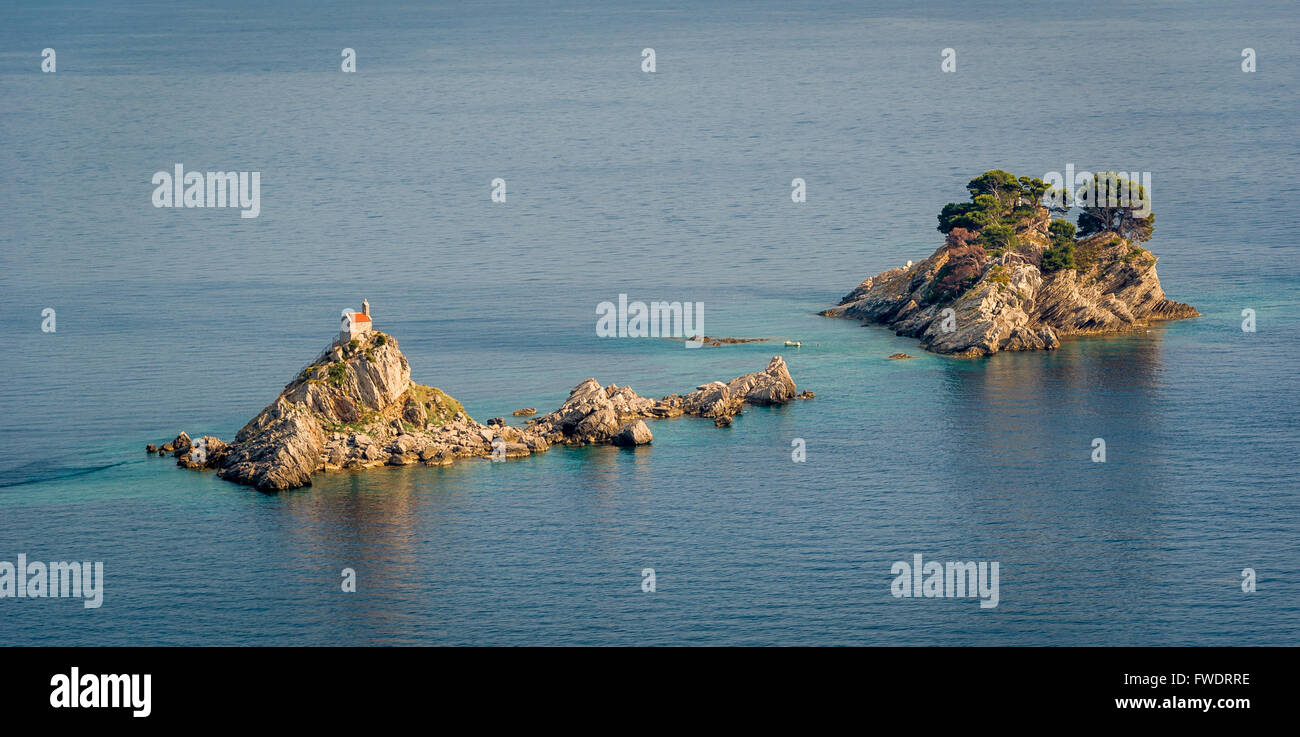 Katic und Karwoche Inseln panorama Stockfoto