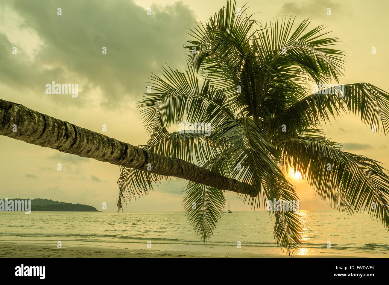 Retro-Stil Bild des tropischen Insel Strand Stockfoto Retro-Stil Bild des tropischen Insel Strand Stockfoto