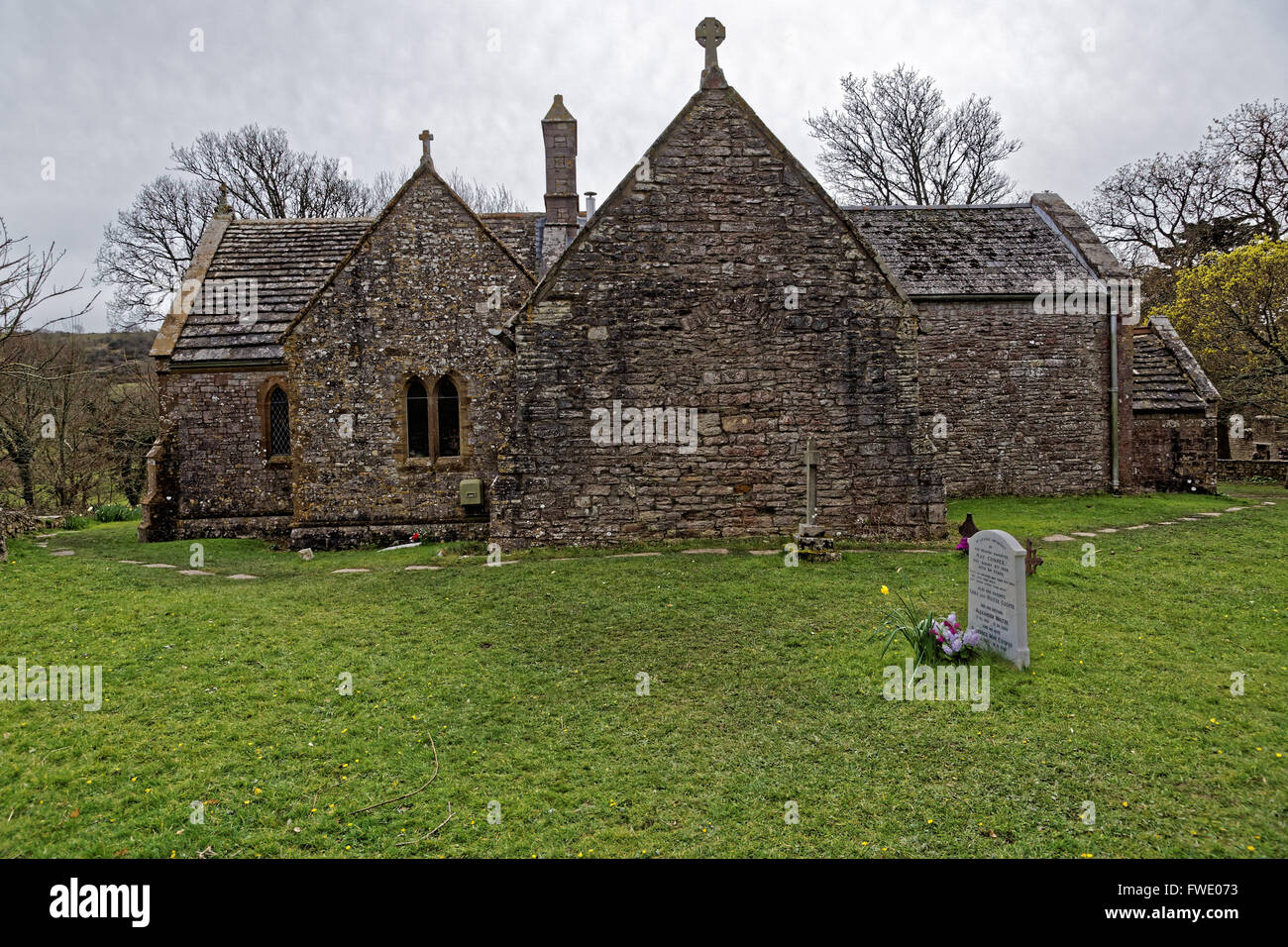 Str. Marys Kirche Bucht Dorf Stockfoto