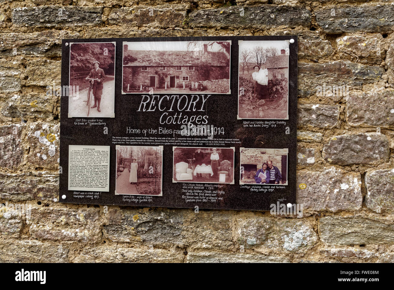 Pfarrhaus Hütten Bucht Dorf Dorset Stockfoto